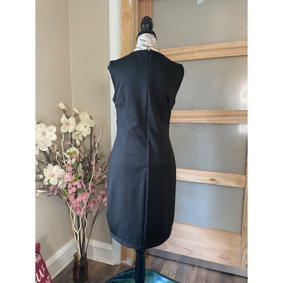 Frank Lyman Women Dress Red Size 6 Knee Length Midi Semi Formal Evening - Picture 6 of 7